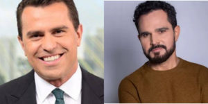 Rodrigo Bocardi exibiu funcionário muito parecido com Luciano Camargo (Imagem: Montagem/TV Foco)