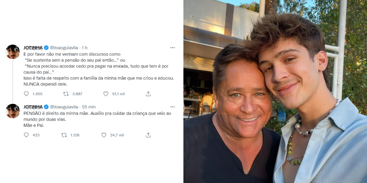 João Guilherme criticou Leonardo (Foto: Reprodução/Twitter/Instagram)
