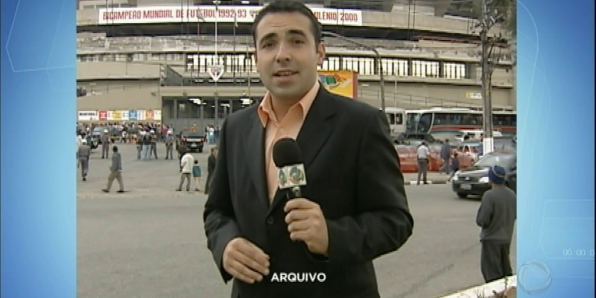 Reinaldo Gottino já foi repórter esportivo (Foto: Reprodução/Record)