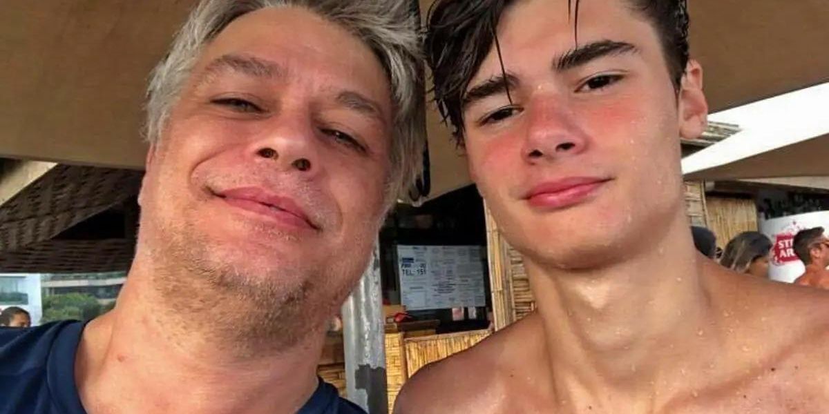 João, filho de Fábio de Assunção, tem beleza de cair o queixo e fotos provam - Foto: Reprodução