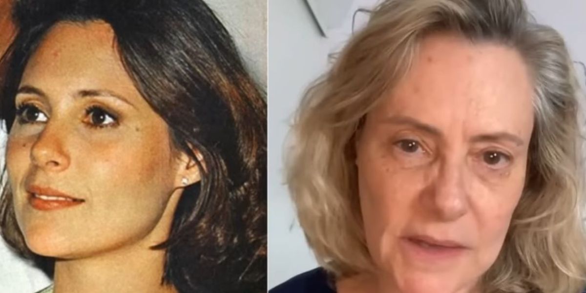 Elizabeth Savalla antes e atualmente - Foto Reprodução