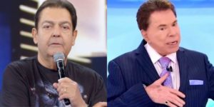 Faustão e Silvio Santos (Reprodução)