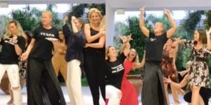 Xuxa e as Paquitas em vídeo nas redes sociais (Reprodução)