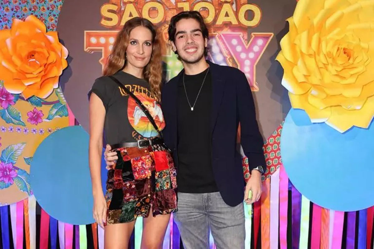 Filho de Faustão, João Guilherme Silva com sua namorada a modelo Schnayder Moura (Foto: Reprodução / Internet)