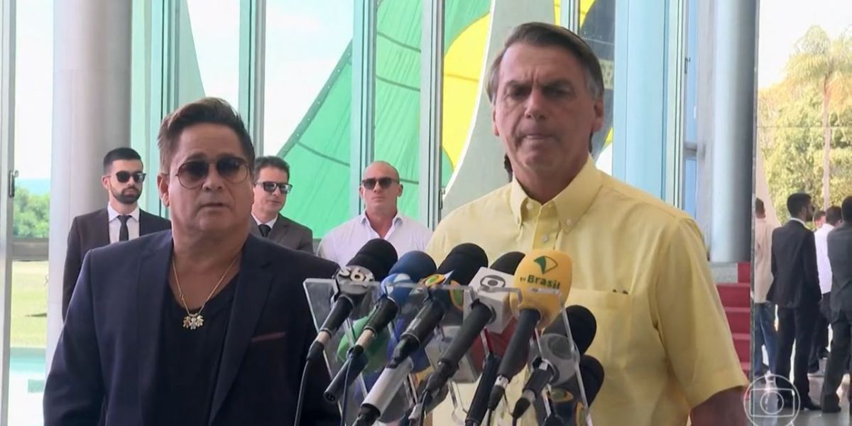 Leonardo se encontrou com Jair Bolsonaro em Brasília