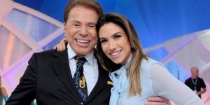 Silvio Santos ao lado de Patrícia (Foto: Divulgação)