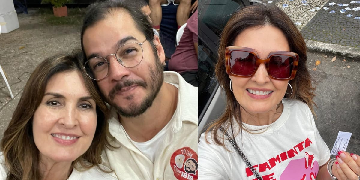 Fátima Bernardes parabeniza seu namorado Túlio Gadêlha pela reeleição: (Reprodução: Instagram)