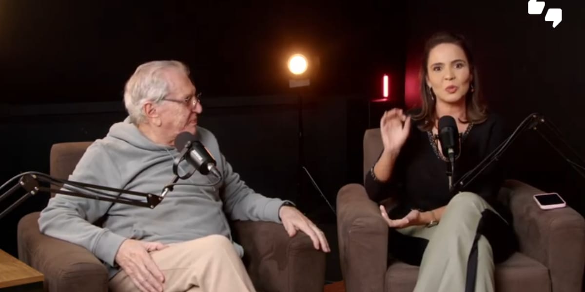 Carlos Alberto e Renata Domingues (Foto: Reprodução/ Youtube)