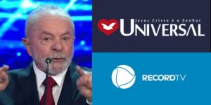 Após ataques da Igreja Universal, Lula não deve comparecer no debate da Record (Reprodução: montagem TV Foco)