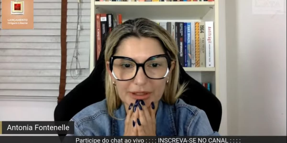 Antonia Fontenelle utilizou seu canal no Youtube para falar os motivos do quais acredita ter perdido as eleições (Reprodução: Youtube)