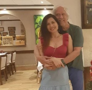 Nuno Leal Maia, o professor Pasqualete ao lado de sua esposa (Instagram)