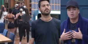 Record interfere diretamente para apagar chance de pancadaria entre Lucas e Shayan na Fazenda (Reprodução)