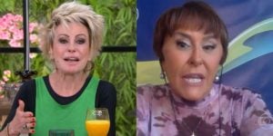 Ana Maria Braga e Márcia Sensitiva (Montagem: TV Foco)