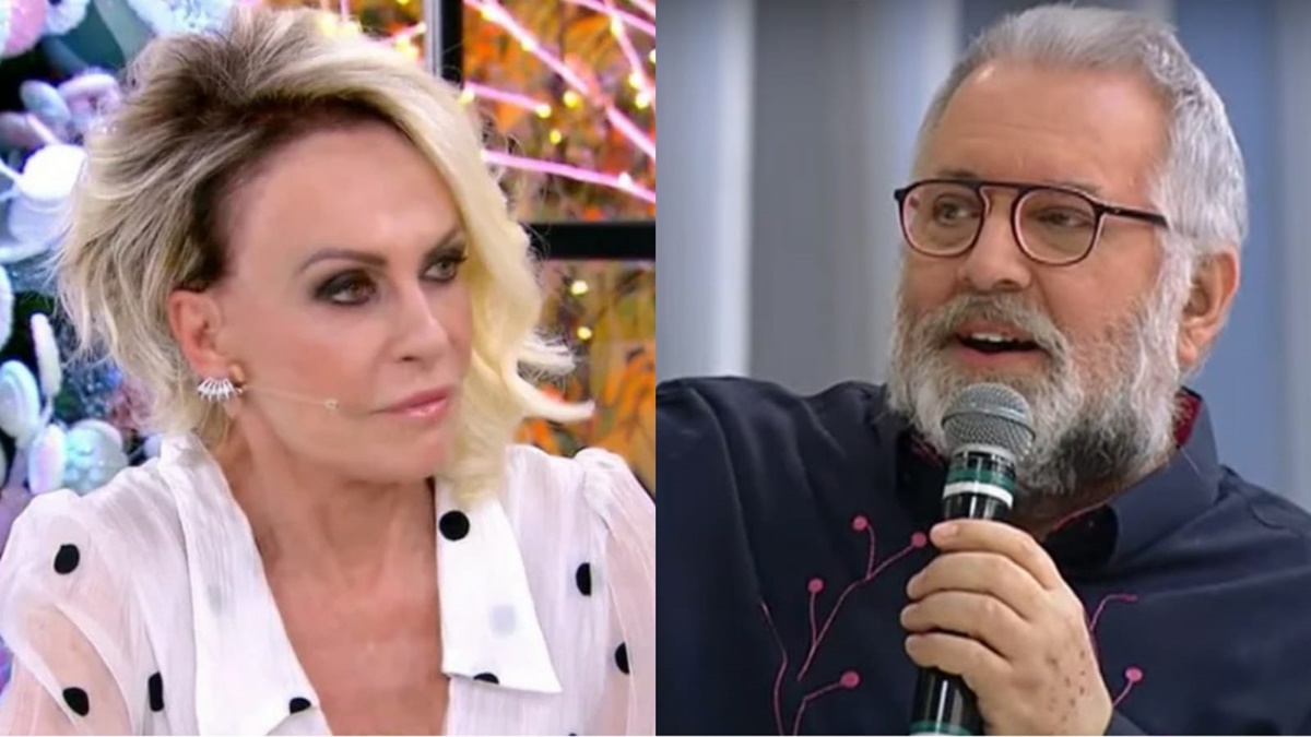 Ana Maria Braga atualmente no Mais Você, da Globo, e Leão Lobo no Mulheres, da TV Gazeta