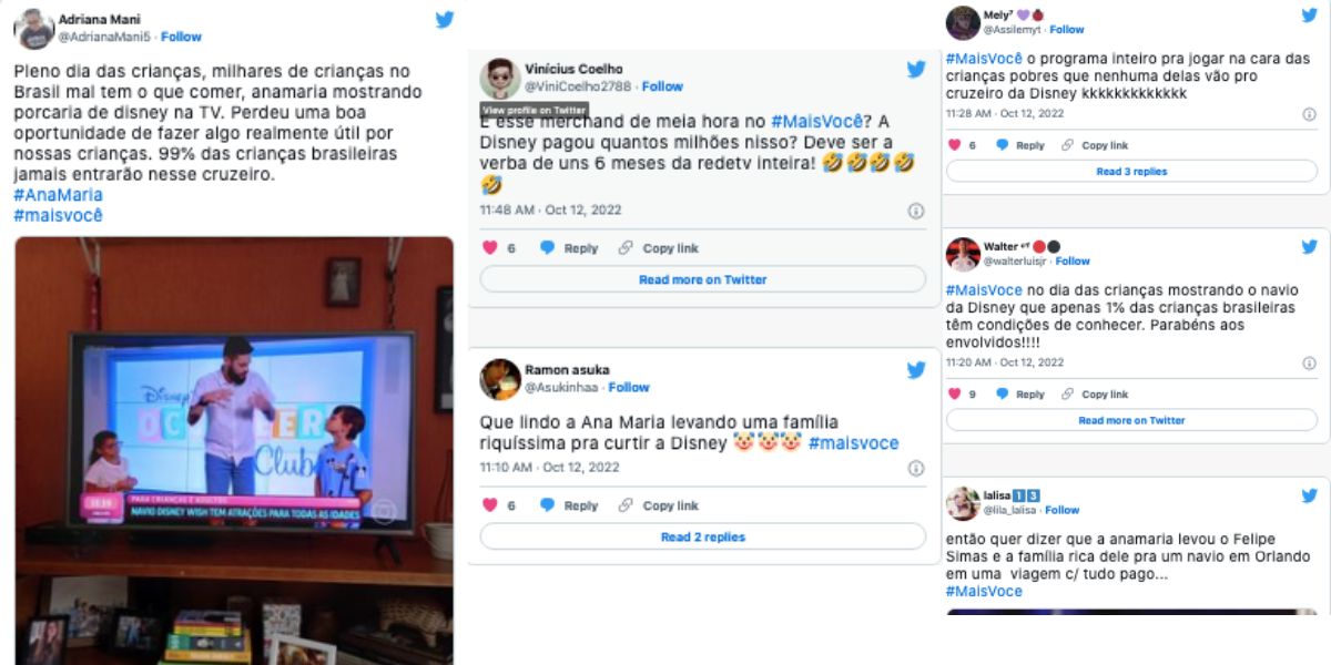 Ana Maria é criticada na web (Reprodução)