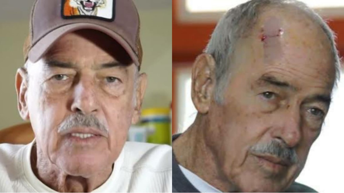 O ator Andrés García em vídeo de suposta despedida em vida e em foto debilitado, aos 81 anos 