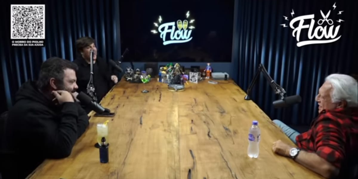 Antônio Fagundes foi convidado do 'Flow Podcast' e revelou os acordos com a Globo (Reprodução: Youtube)