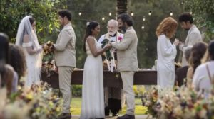 Casamento do final de Pantanal será triplo (Foto: Reprodução / Globo)