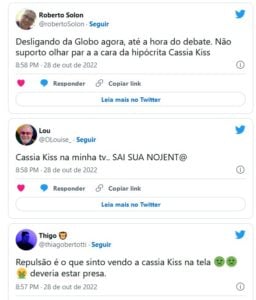 A atriz causou polêmica por falas homofóbicas (Foto: Reprodução / Twitter)