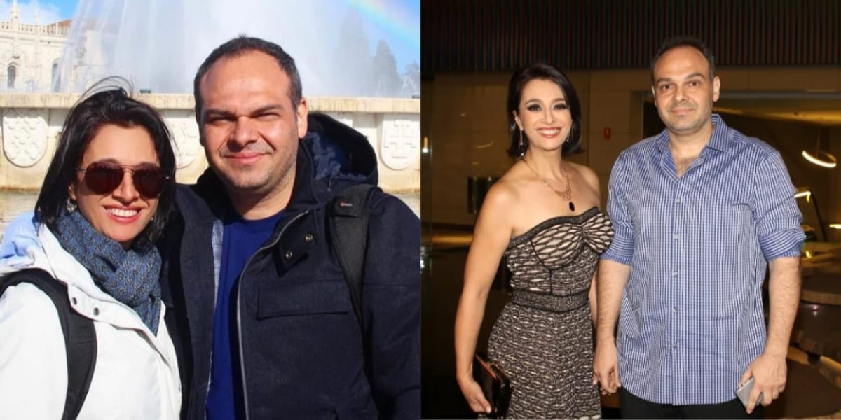 O marido de Catia Fonseca também trabalha na Band, e é o diretor de seu programa (Reprodução: Instagram)