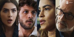 Ari vai cometer um erro feio com Brisa na novela Travessia (Foto: Reprodução/Globo/Colagem/Thais Teles)