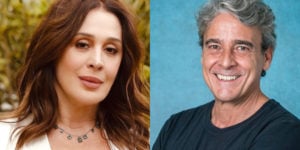 Claudia Raia e Alexandre Borges fizeram cena de sexo em uma novela juntos (Foto: Reprodução)