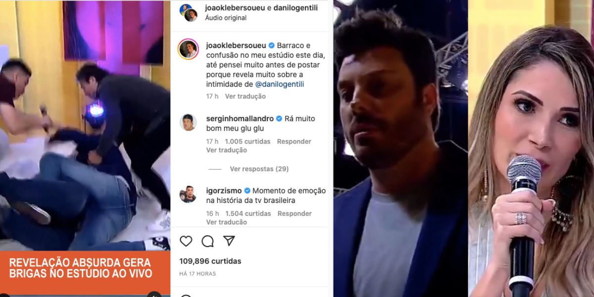  Danilo Gentili surge em vídeo terminando relação após descobrir que a pessoa é mulher (Reprodução)