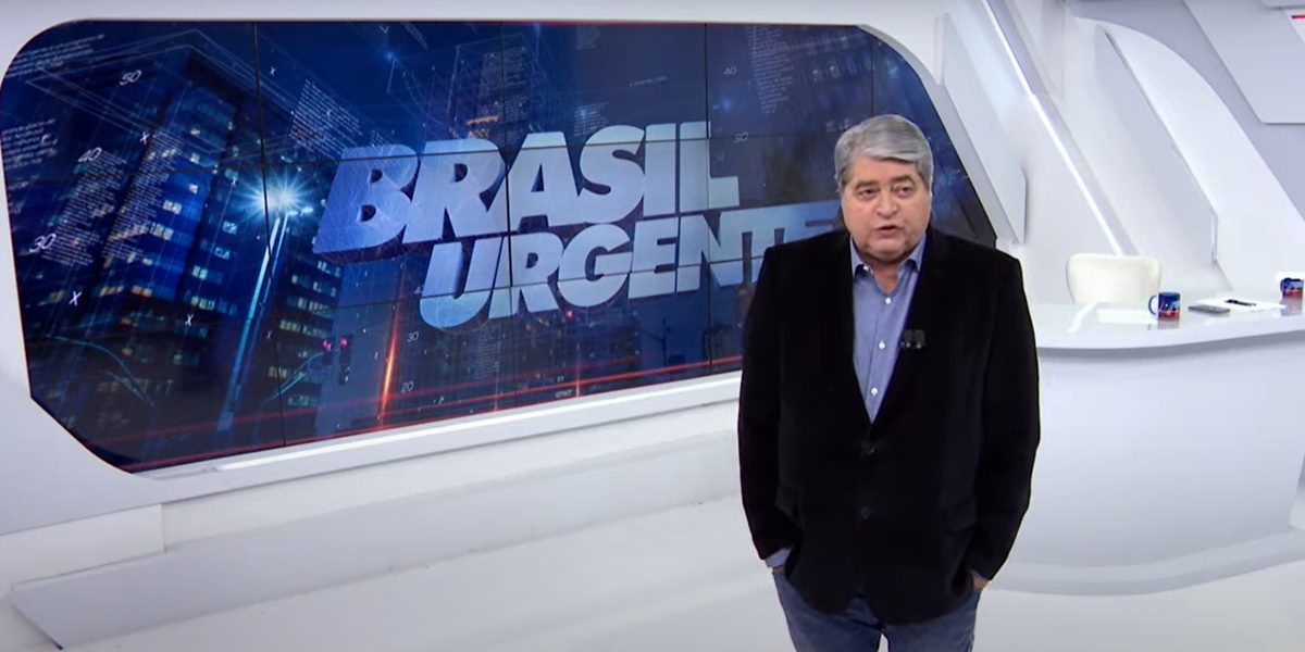 Apresentador do "Brasil Urgente" (Reprodução/Internet)