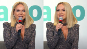 Eliana na coletiva do Teleton (Foto: Reprodução)