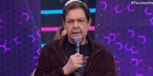 Faustão no comando do seu programa na Band (Reprodução: Band)