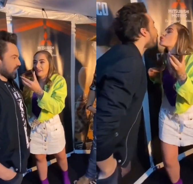 Fernando Zor é flagrado beijando repórter (Foto: Reprodução/Instagram)