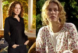 Patricia Pillar como Flora em A Favorita e Luana em O Rei do Gado (Foto: Reprodução / Globo)