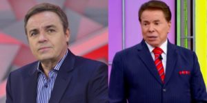 Silvio Santos cancelou contrato de Gugu Liberato com a Globo (Reprodução: Montagem TV Foco)