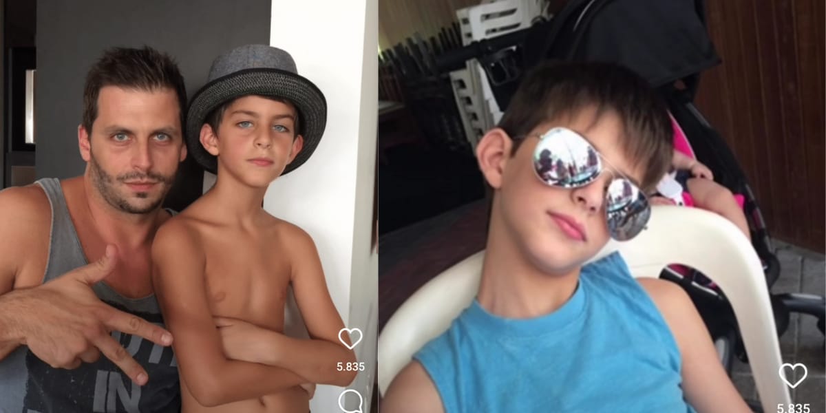 O ator relembrou momentos em que seu filho era uma criança (Reprodução: Instagram)