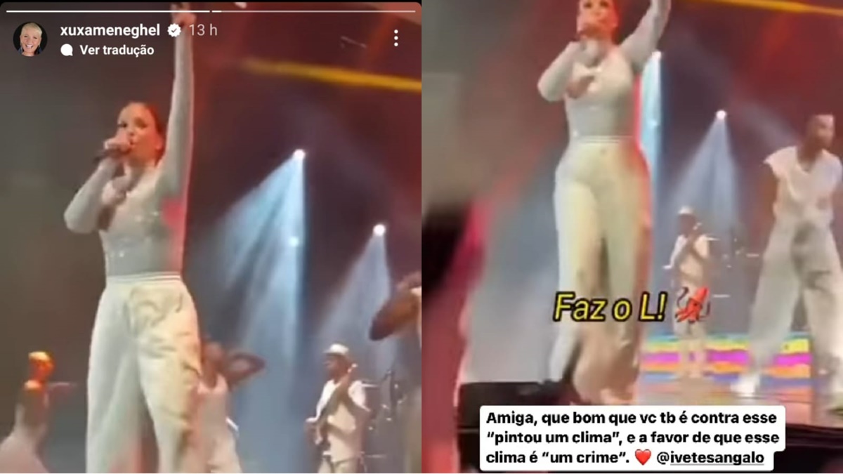 Xuxa Meneghel divulga video de Ivete e manda recado público sobre posicionamento político