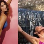 Juliana Paes surge molhada e de biquíni fininho (Reprodução: Montagem TV Foco)