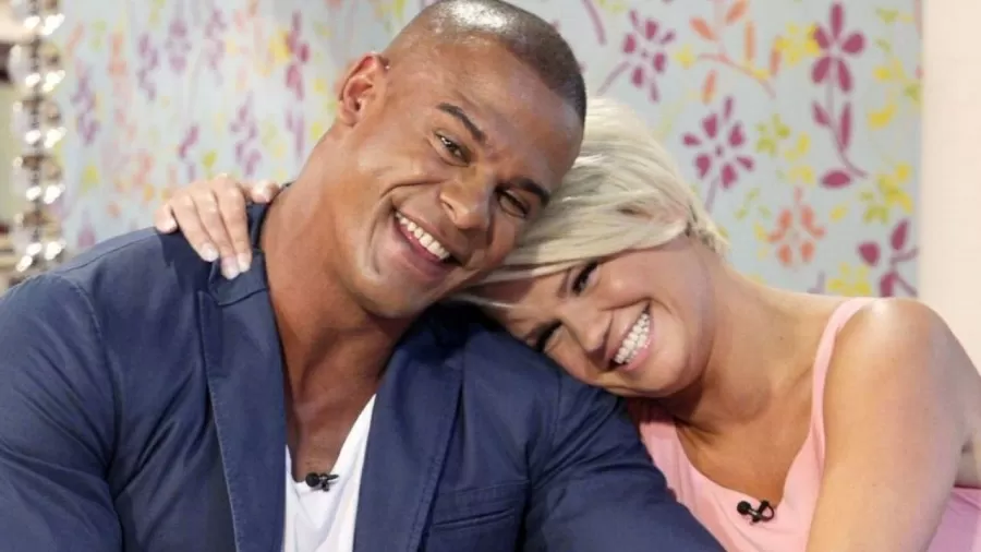 Kery Katona e seu ex-marido, o falecido ex-jogador George Kay (Foto: Reprodução)