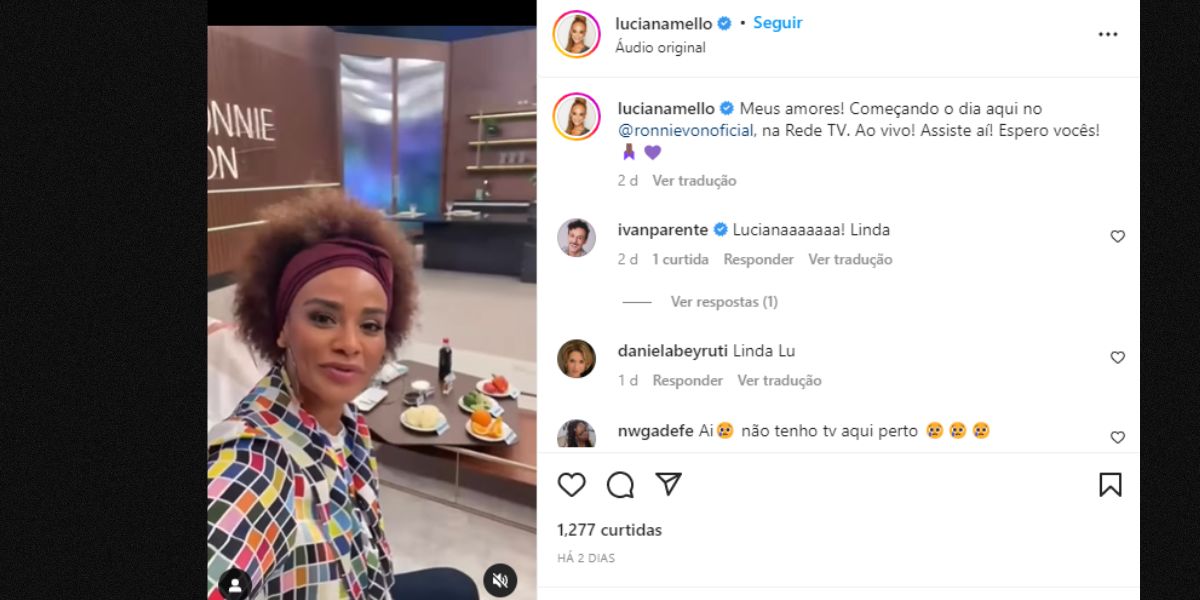 Exclusivo: Programa de Ronnie Von tem mal estar com cantora que é cortada; apresentador ficou chateado