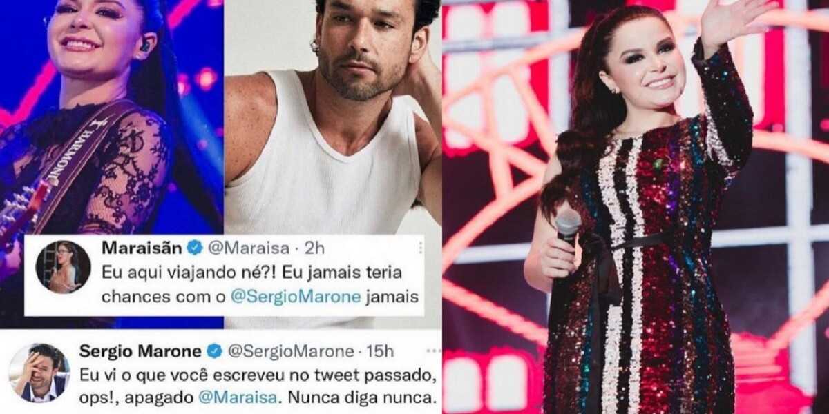 Sérgio Marone responde Maraísa nas redes sociais (Foto Reprodução/Internet)