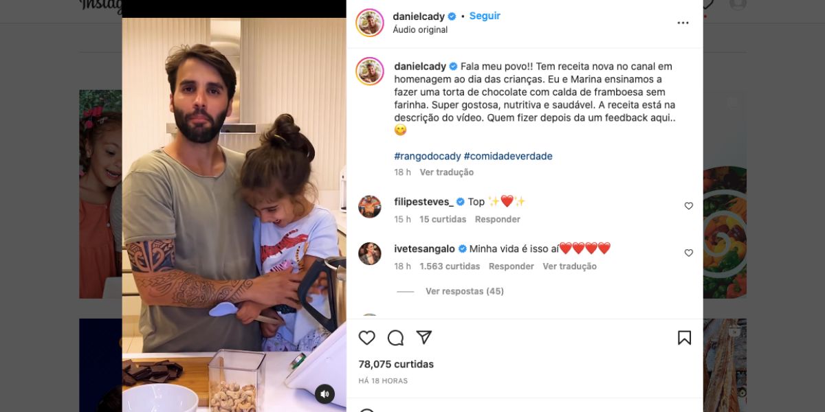 Marido de Ivete Sangalo celebra dia das crianças em casa (Reprodução) 