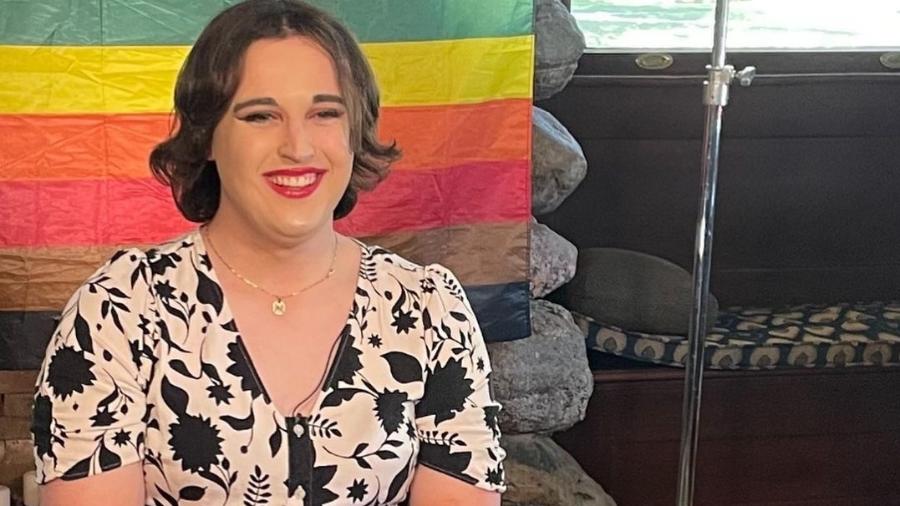 Reporter Nora JS Reichardt came out as a trans woman on TV (Photo: Reproduction)