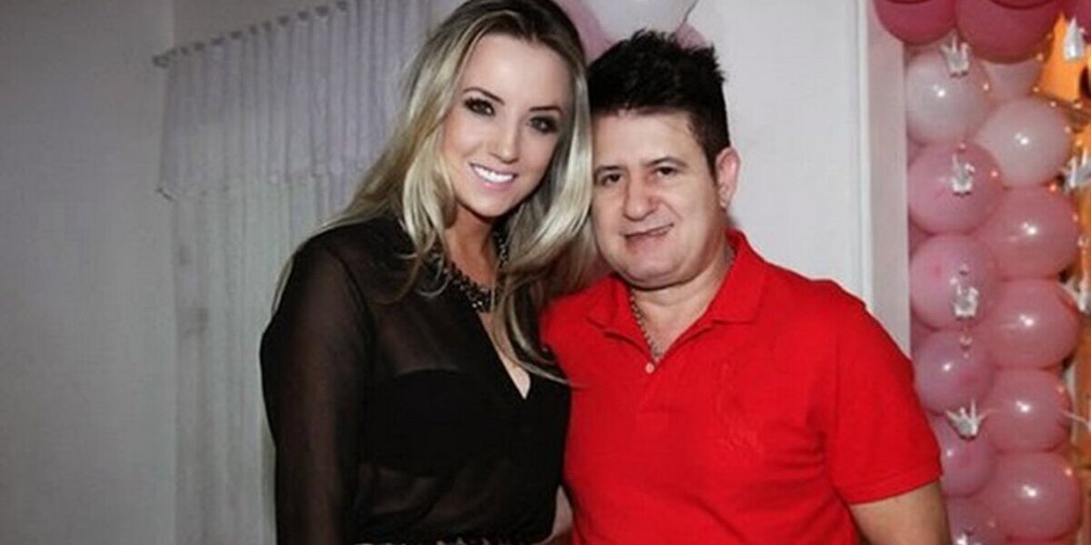 Marrone e sua ex esposa (Foto Reprodução/Internet)