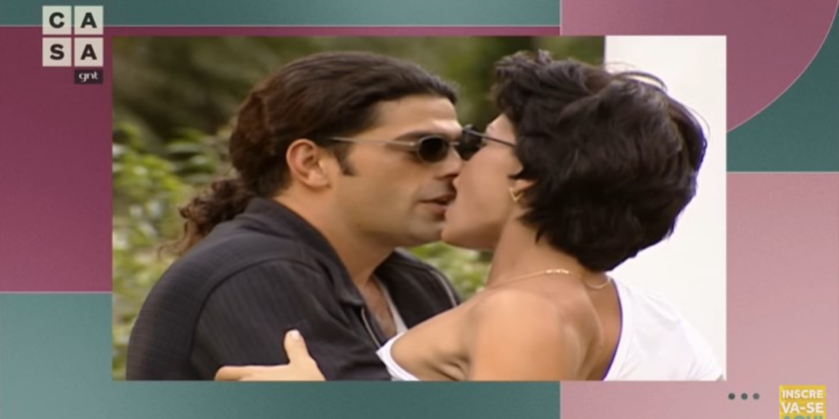 Carolina Ferraz e Eduardo Moscovis em cena de 'Por Amor' - Foto: Reprodução