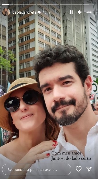 Paola Carosella posou com seu grande amor (Foto: Reprodução/ Instagram)