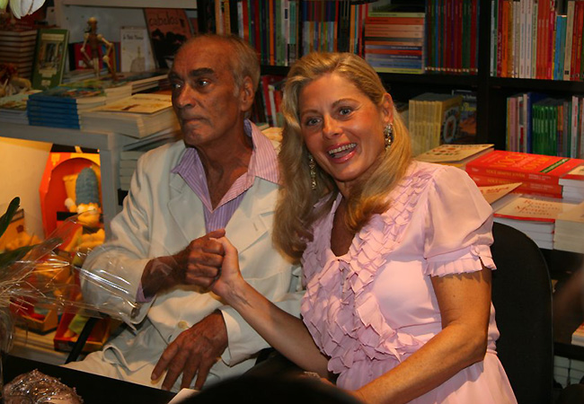 Vera Fischer e o ex-marido (Foto: Reprodução)