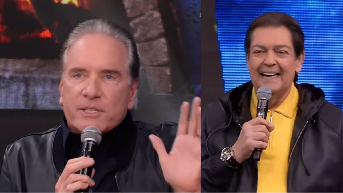 Roberto Justus relembra motivo do fim de casamento com Adriane Galisteu no Faustão na Band 