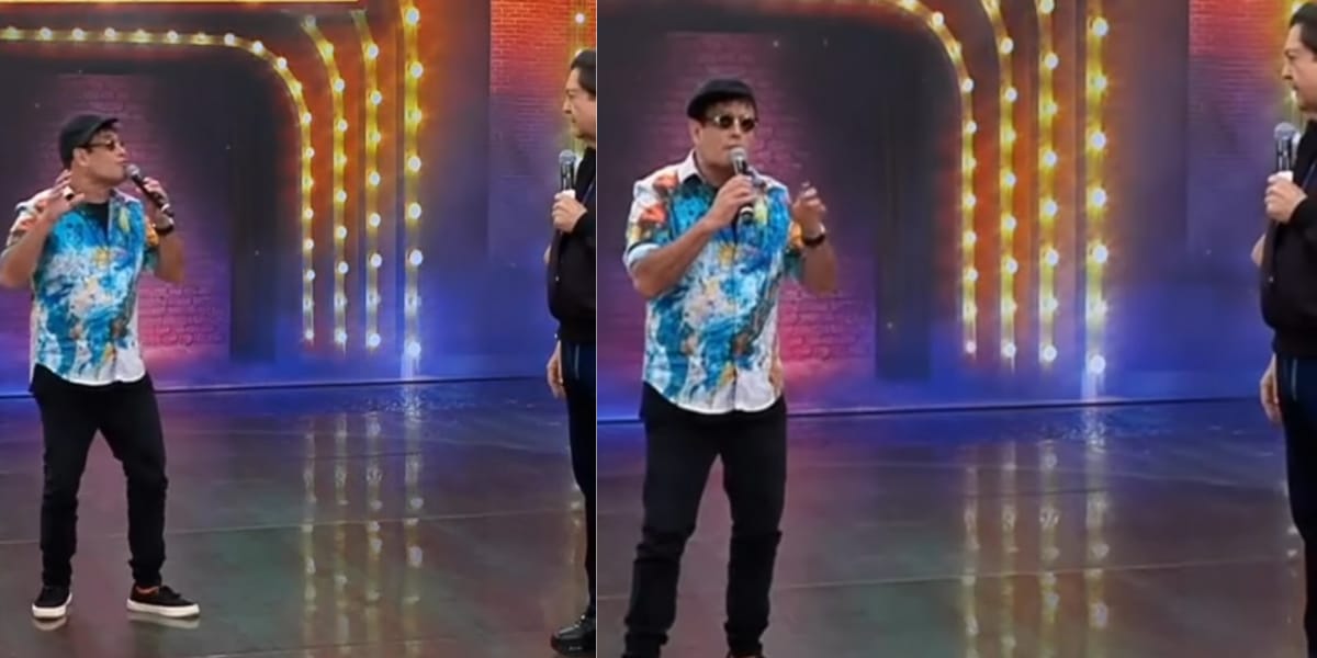 Sérgio Mallandro no Faustão na Band (Reprodução: Band)