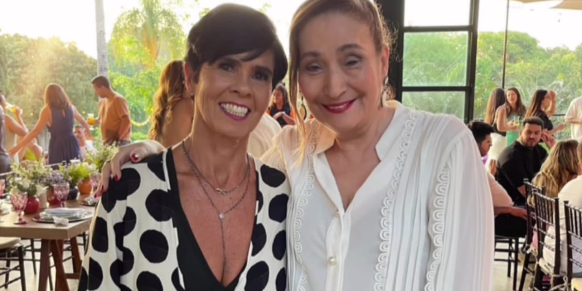 Sonia Abrão e Kátia Aguiar na festa de Sophia (Reprodução: Instagram)