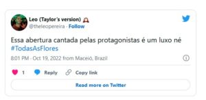 Público comentou estreia da trama escrita por João Emanuel Carneiro (Foto: Reprodução / Twitter)