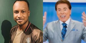 Thiaguinho e Silvio Santos (Reprodução)